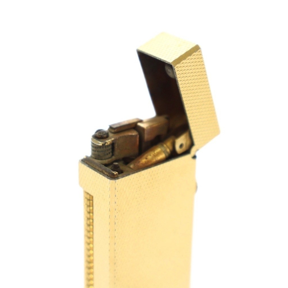 Dunhill Gas Lighter Cigarette Roller Gold Color Used