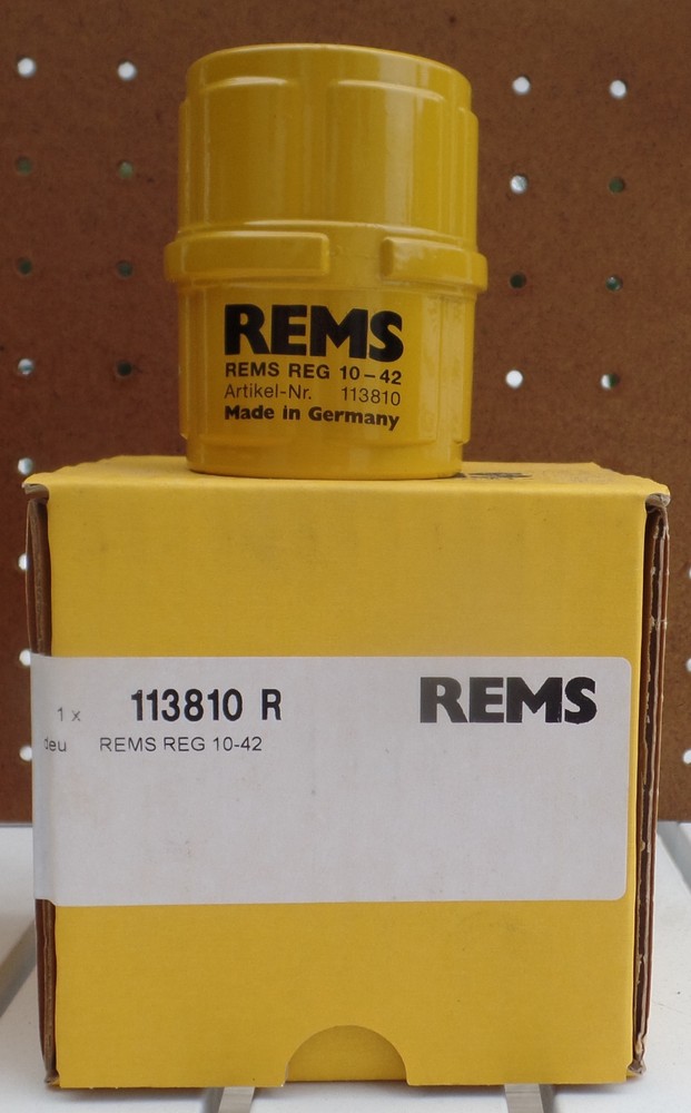4 Industrial Pipe Deburring / Reaming tools with drill adapters 10-42mm REMS