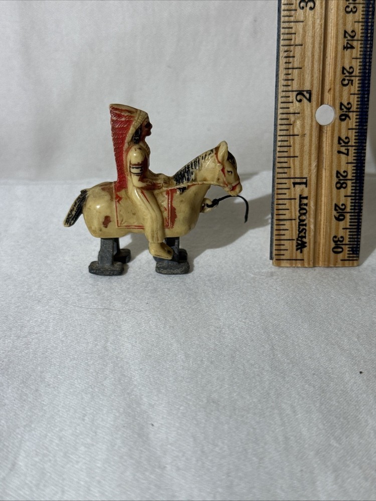 Vintage Miniature Indian Pull Toy
