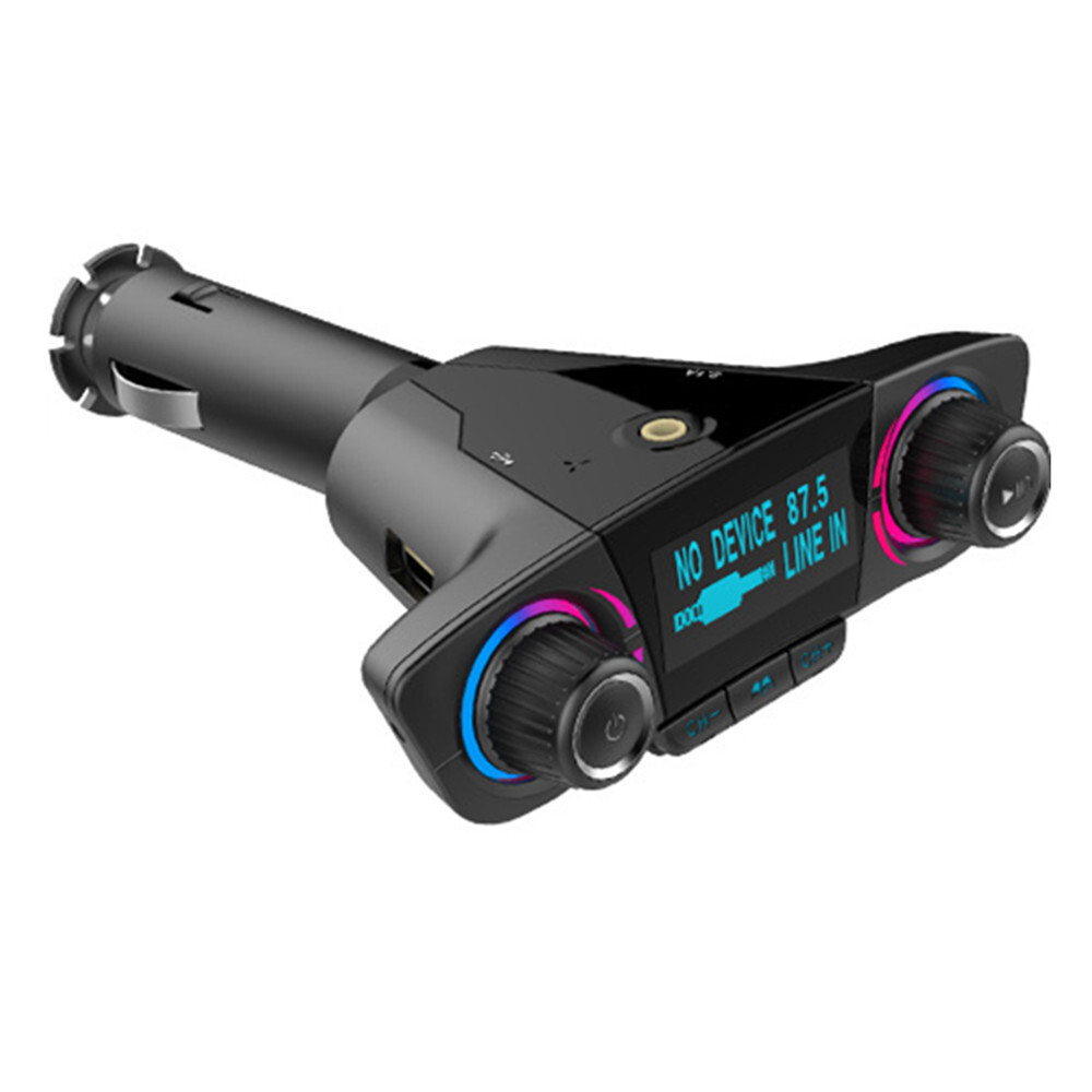 Wireless FM Transmitter Modulator Bluetooth 4.0 Handsfree Car MP3 Player USB LED