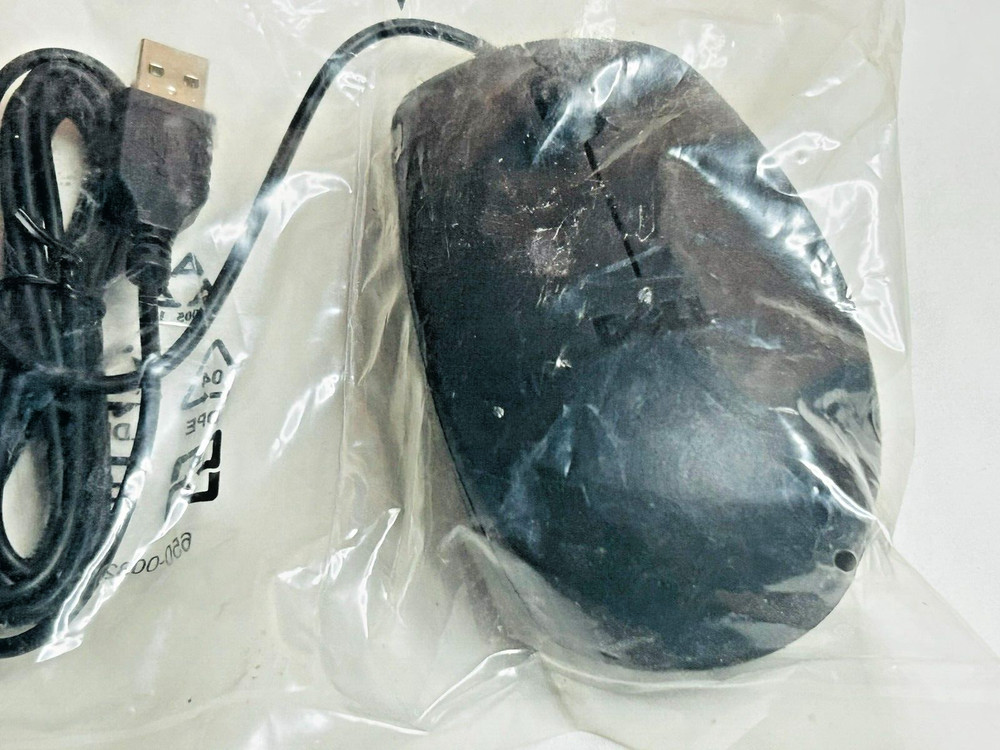 New Black Authentic DELL Optical USB Mouse Model MS111-L 09RRC7 Wired