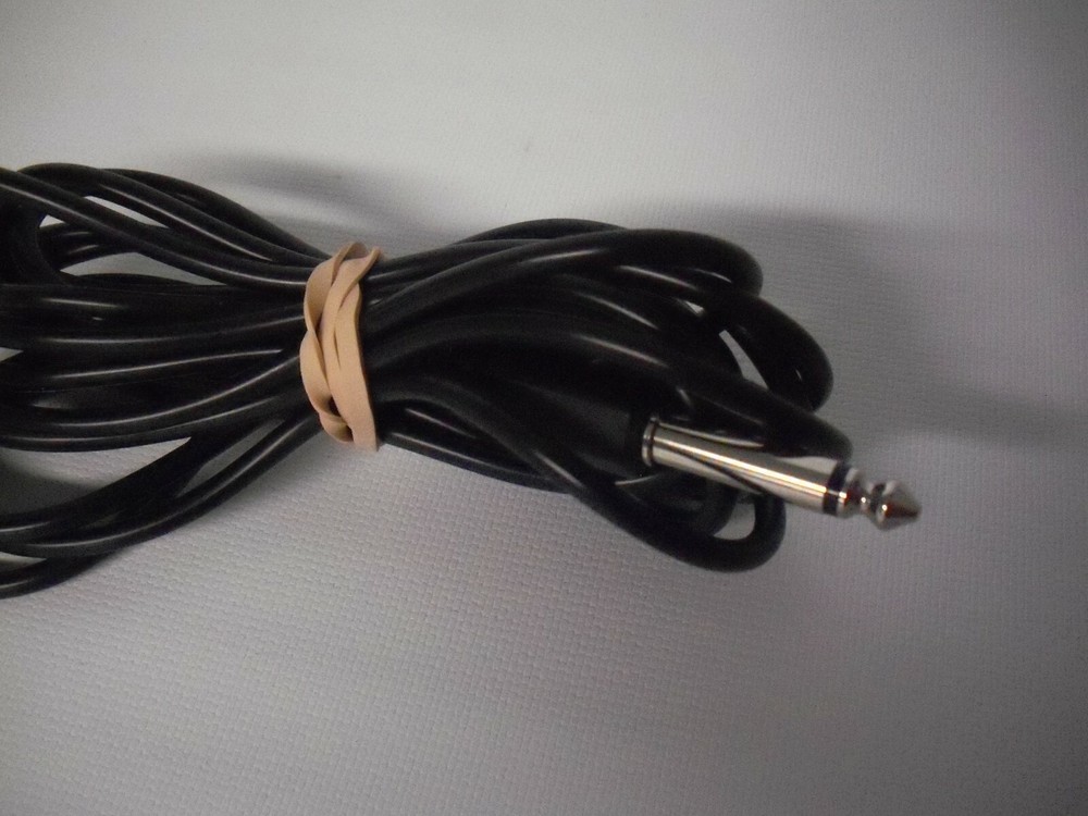 Unbranded Black Universal 6.3mm Wired Microphone w/ On & Off Switch