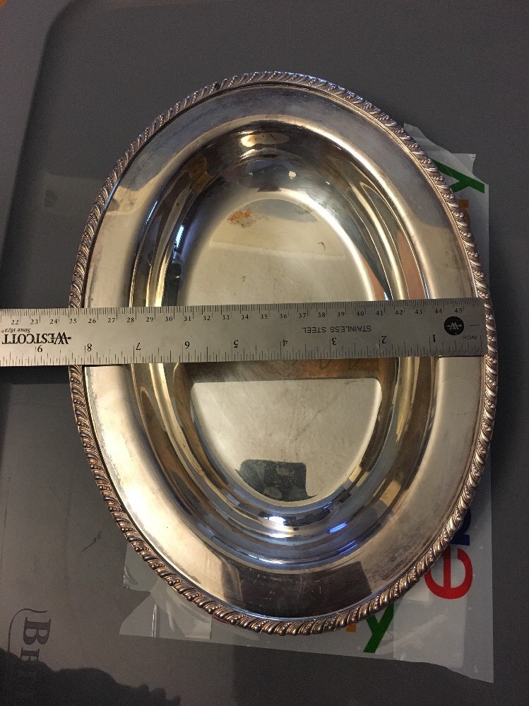Avon Wm. Rogers Silver Platter Bowl