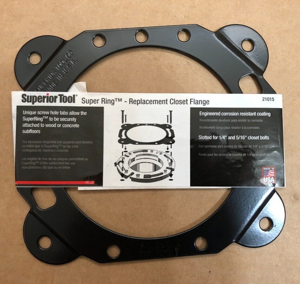 Superior Tool 21015 SuperRing Replacement Closet Flange ~