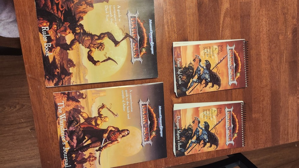 AD&D 2nd EDITION DARK SUN CAMPAIGN SETTING BUNDLE!