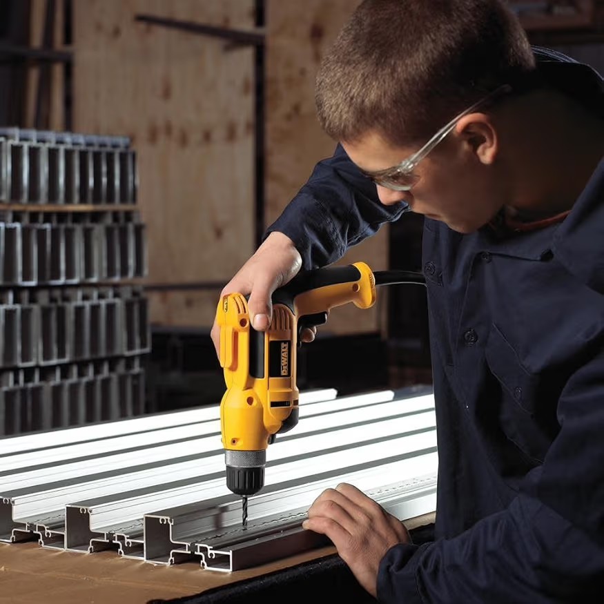 DEWALT 3/8 in. Variable Speed Corded Drill Kit with Tool Bag DWD110K