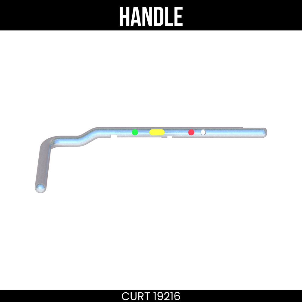 CURT Replacement Q Series 5th Wheel Handle 19216
