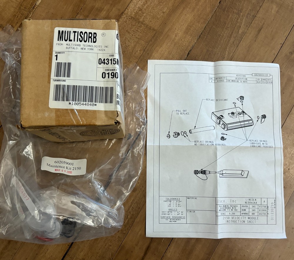 Teledyne Isco 2150 Area Velocity Flow Module Maintenance Kit