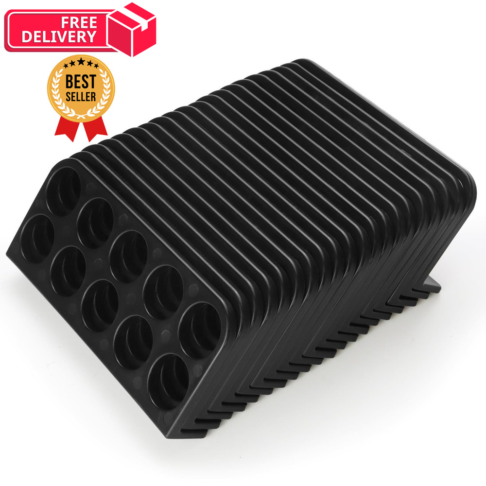 20Pack Cable Chase-Wire Bracket,Cable Support Wire Bracket 20 Pack, Black