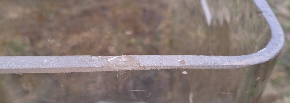 Vntg Large Pyrex Rectangular Glass Container, 19" x 15" x 14.5" UNUSUAL & COOL!