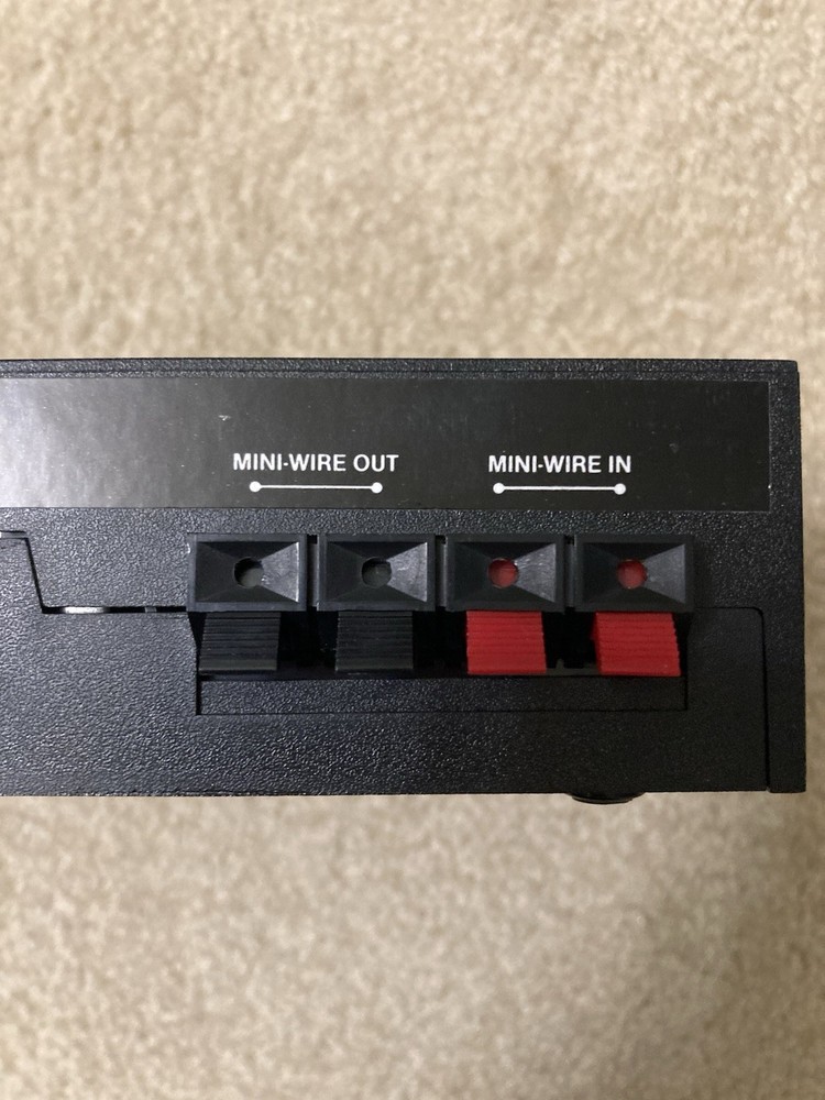 Vintage Rabbit VCR Transmitter, Retro Audio Video RF Adapter