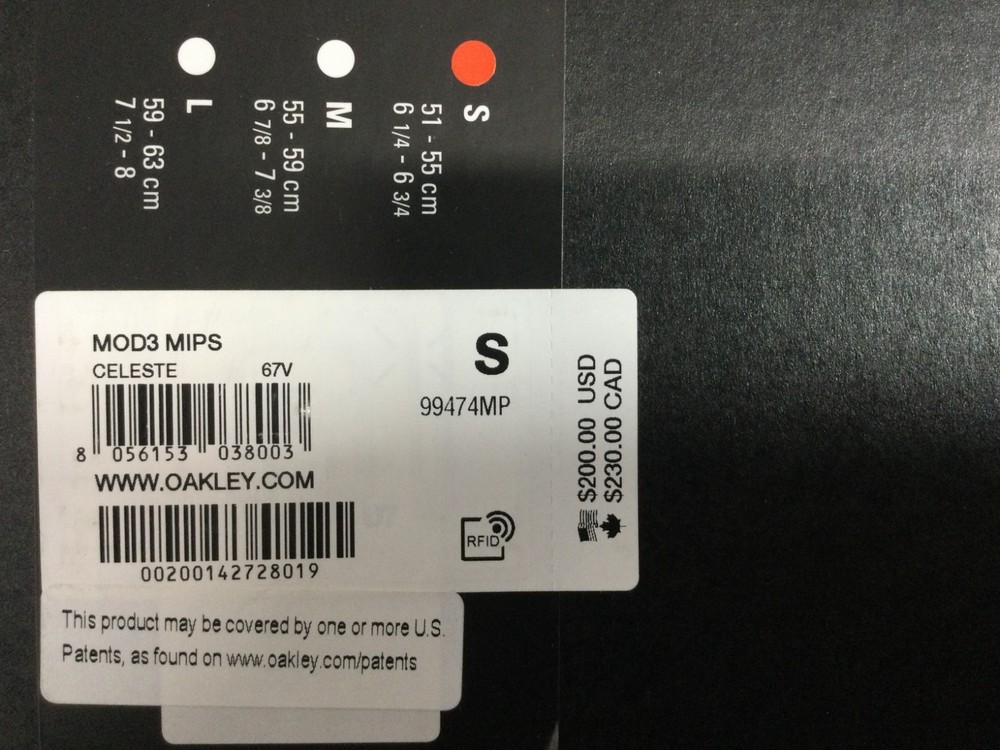 OAKLEY MOD3 MIPS SNOW HELMET - CELESTE - [S]