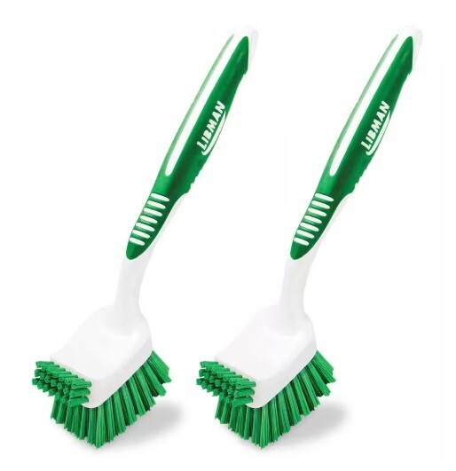 Libman Big Job Kitchen Dishwashing Scrub Brush (2-Pack)