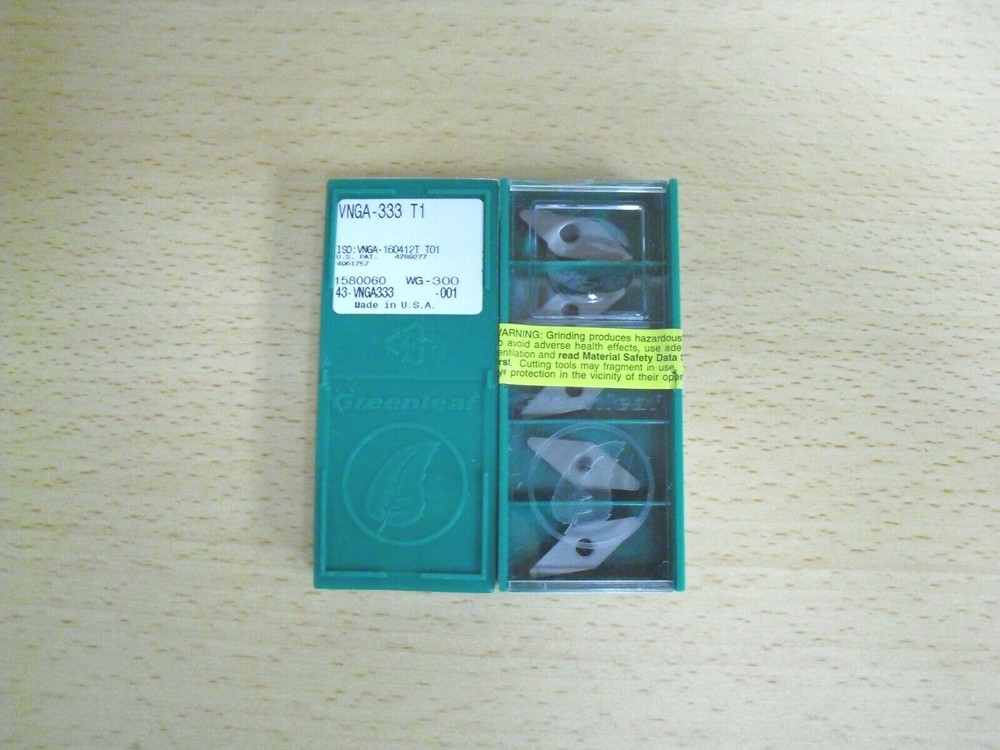 VNGA 333 T1 WG 300 GREENLEAF CERAMIC INSERT **10PCS**