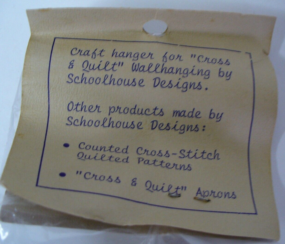 Craft Hanger, Schoolhouse Designs