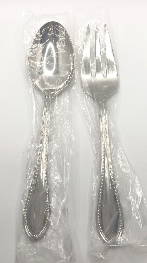 Reed & Barton Winslet Serving Hostess 2 Piece Set 18/10 Stainless Flatware NOS