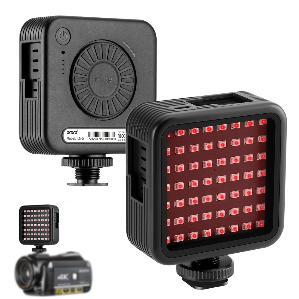 LN-5 IR Night Vision Light for Camera, New Upgraded Version Infrared Night Li...