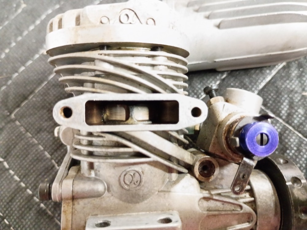 Evolution .46 Alpha radio controlled RC airplane engine.