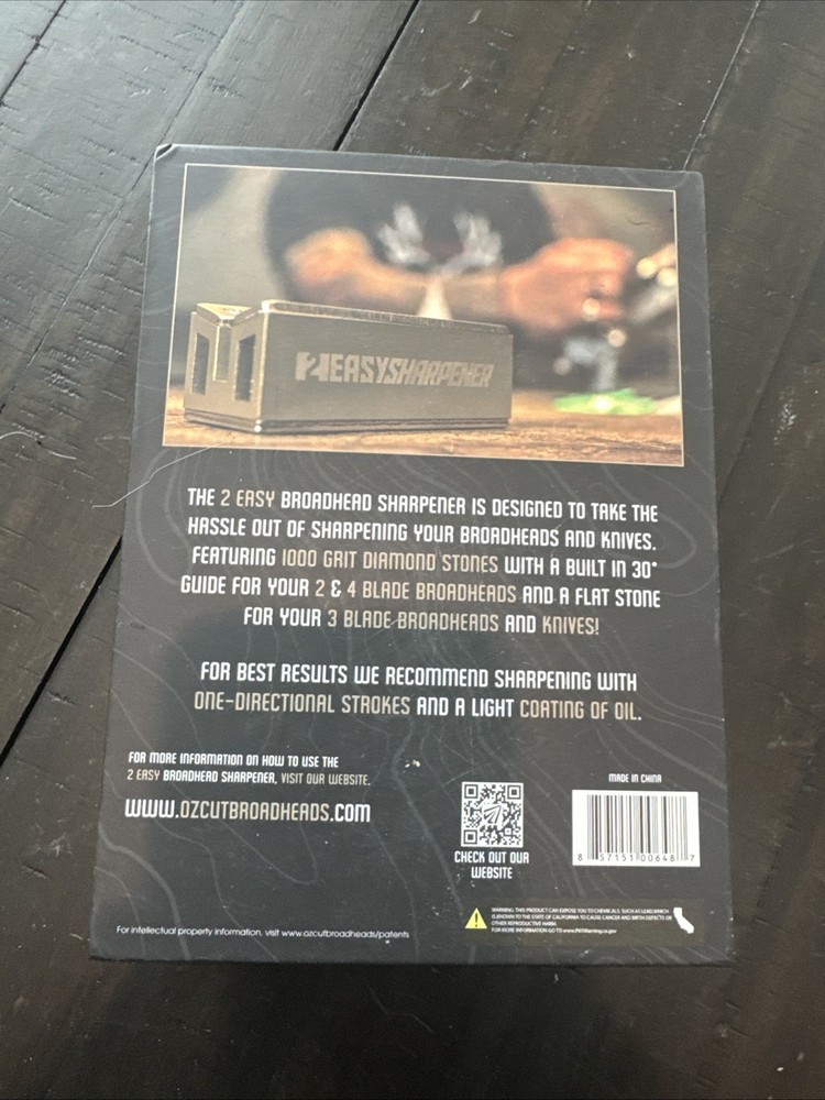 I cut Easy Sharpener BroadHead Sharpener