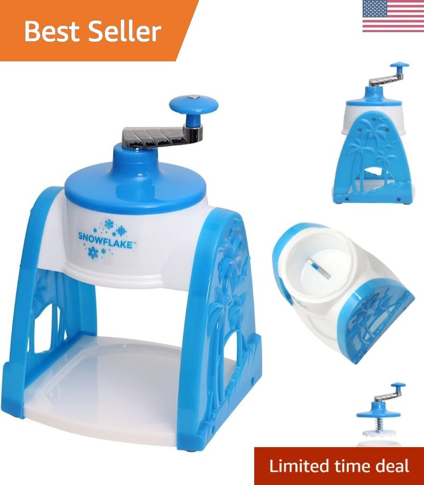 Snowflake Hand Crank Snow Cone Maker
