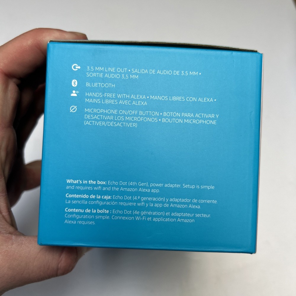 Amazon Echo Dot, 4th Gen. Smart Speaker - Charcoal