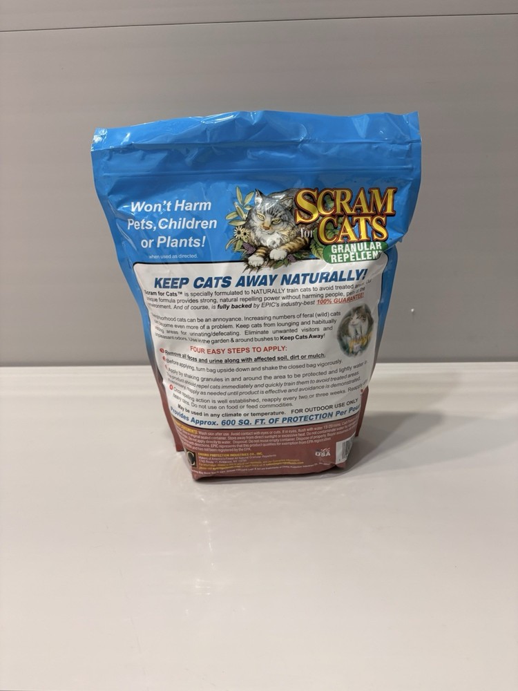 Scram for Cats Granular Repellent – 3.5 lb