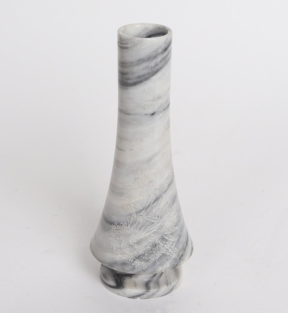 Chinese Marbled Stone Vase
