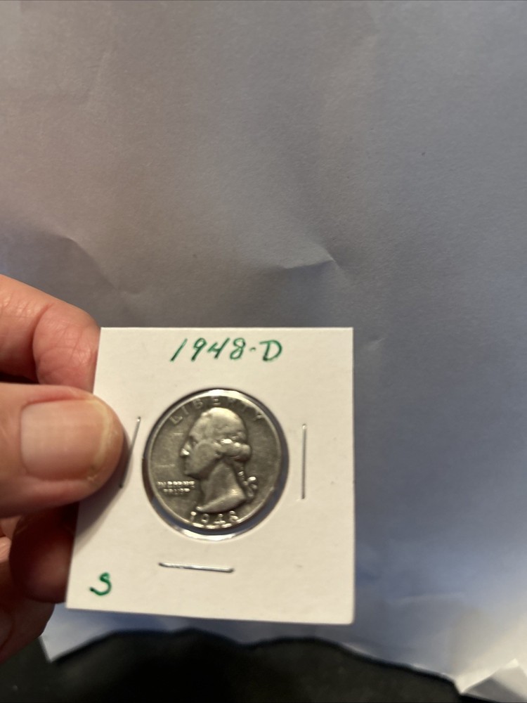 1948-D 25C Washington Quarter - (S)