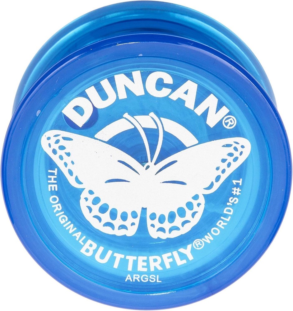 Vibrant Blue Butterfly Yo-Yo for Beginners - Perfect for Learning Tricks