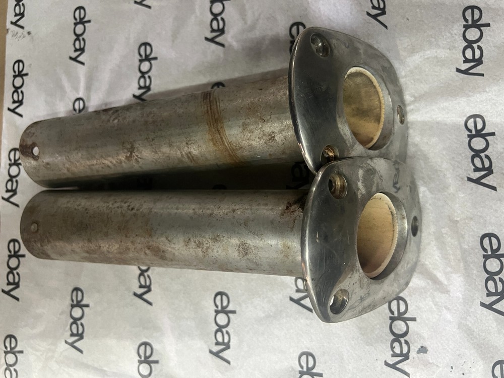 Marine Boat Rod Holders (PAIR) Angled Flash Mount