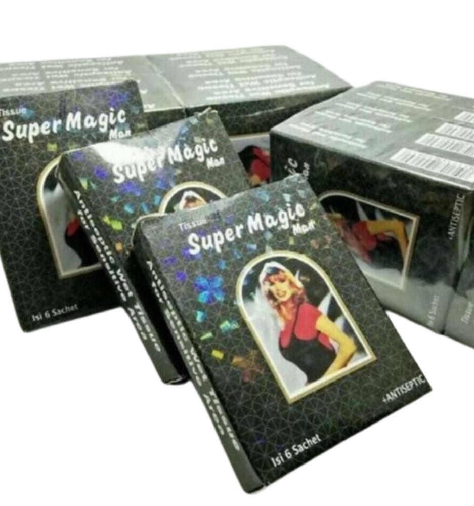 Super Antiseptic Magic Wet Tissue 3 Box Men Delayed Ejaculation SHIP FROM US