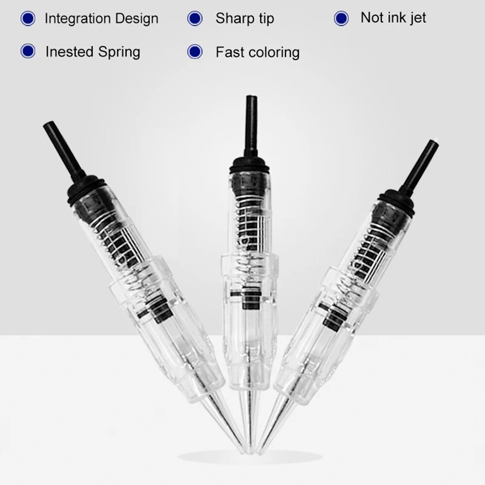 Cartridge Needles Sterilized Tattoo Permanent Makeup Needle Tips for Eyebrow Lip