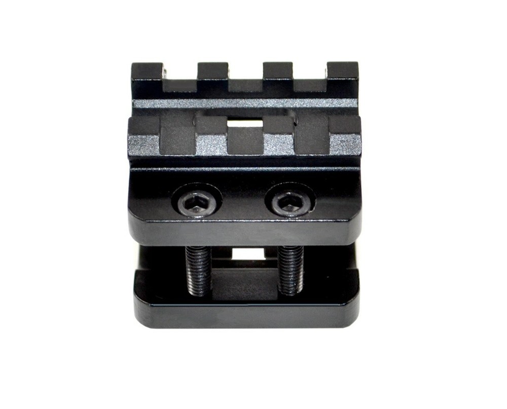 12GA 1" Picatinny Mount 5 Rail Mounts Laser Flashlight