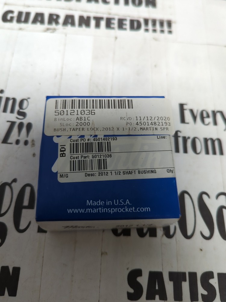MARTIN,2012 1-1/2,TAPER BUSHING NOS