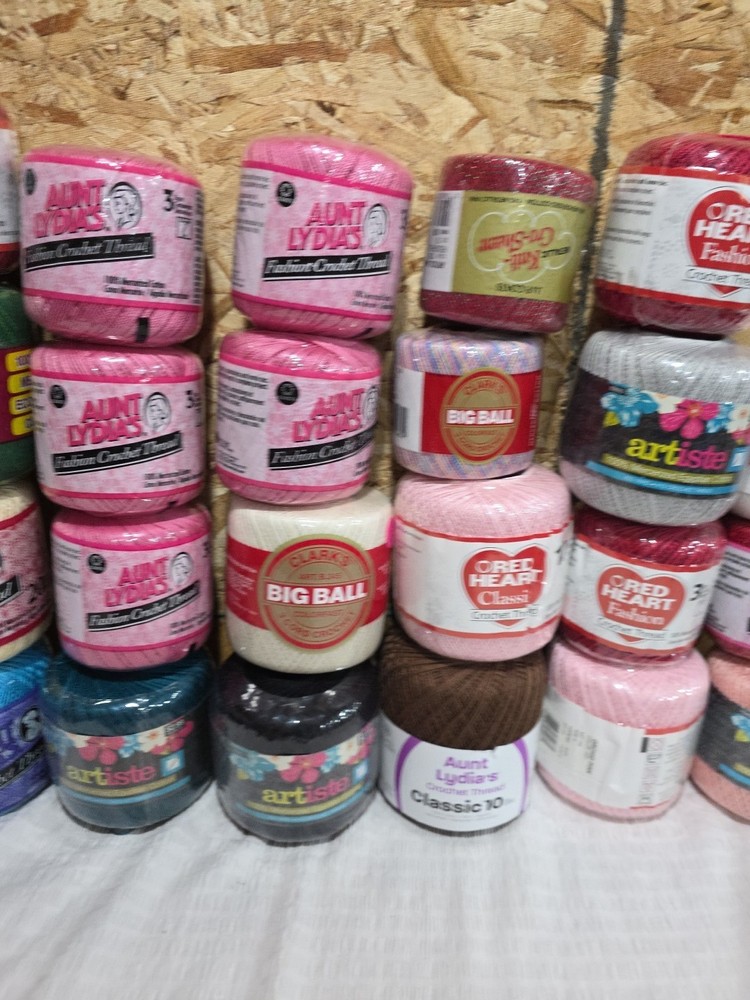 Crochet Thread Lot