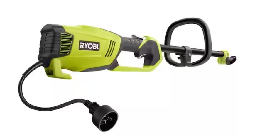 RYOBI 18 in. 10 Amp Attachment Capable Electric String Trimmer