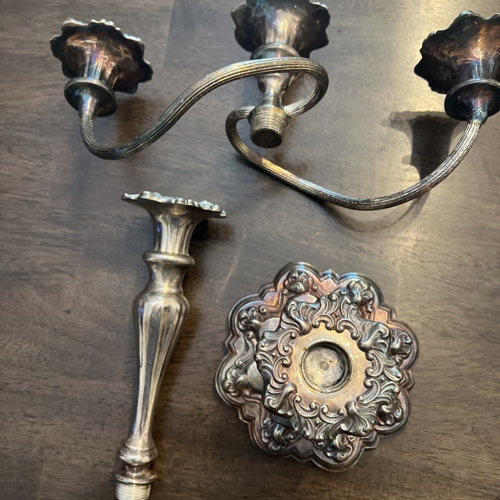 Antique Candlesticks (believed Sterling)