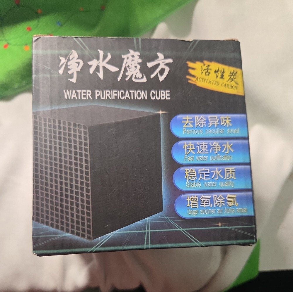Aquarium Activated Carbon Filter Media Block Charcoal Cube