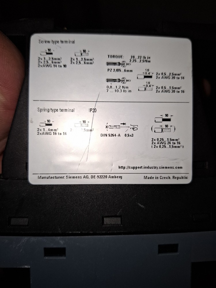 Siemens 3RW3016-1BB04 Soft Starter