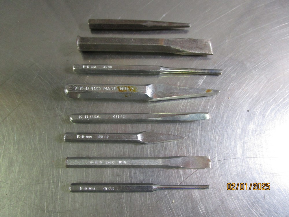 KD Tools 9pc Punch & Chisel Set
