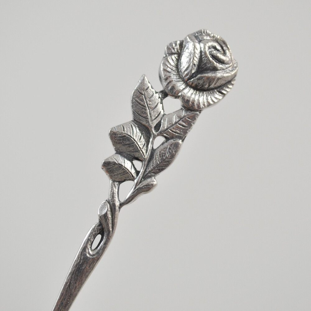 Presentation Fork Antiko 100 Silver - Hildesheimer Rose - Small Fork