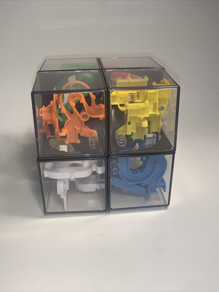 Spinning Marble Puzzle: Cube Challenging Game (Pre-owned) Great Condition