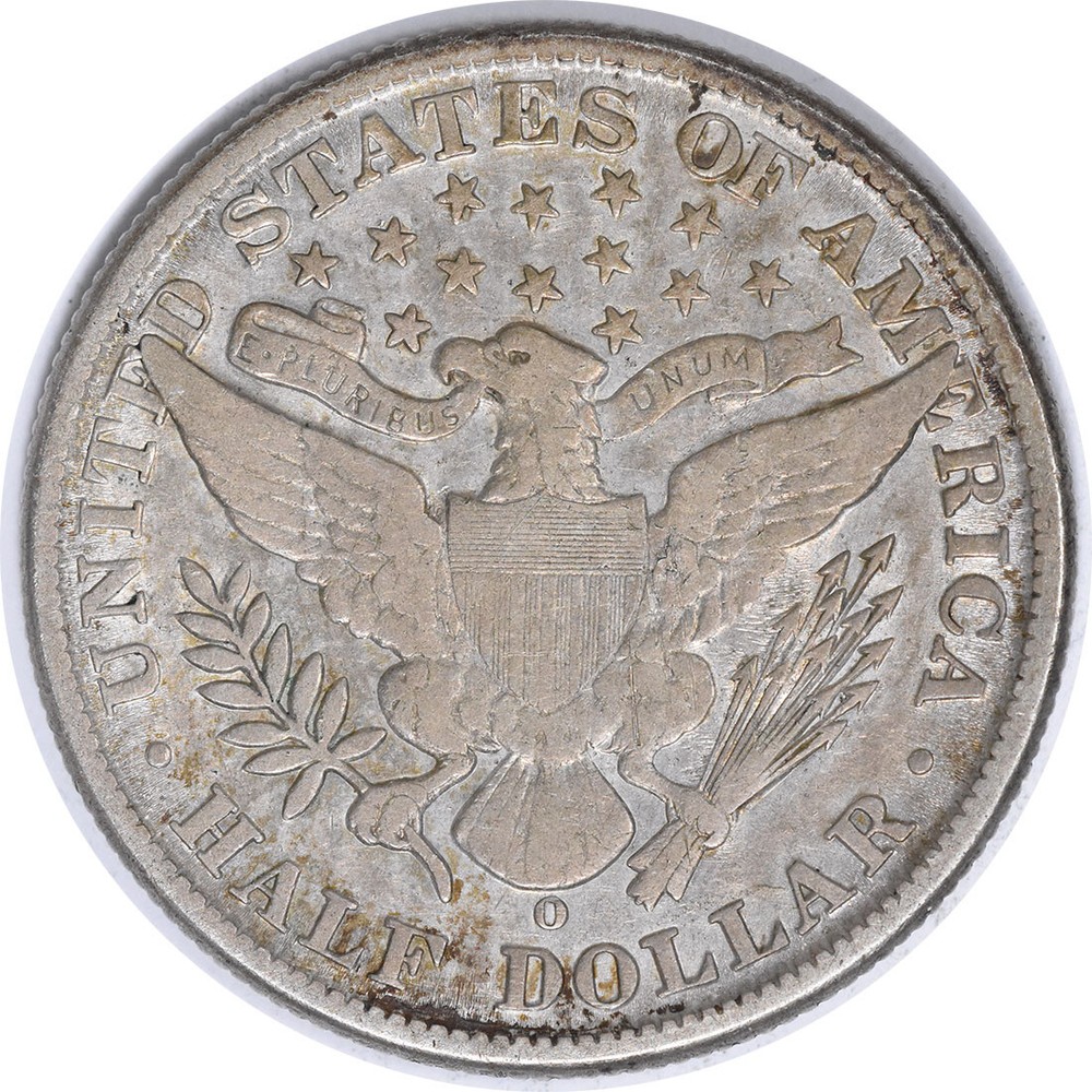 1907-O Barber Silver Half Dollar VF Uncertified #245