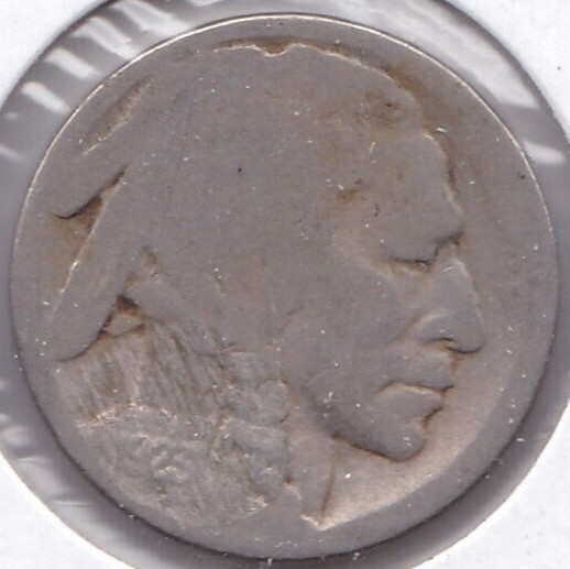 1923 Buffalo Nickel Acid Dated L17