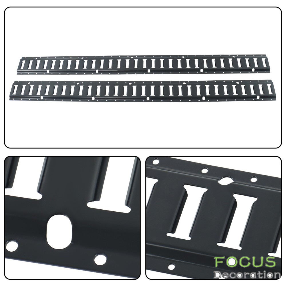 2 Pack Multi Purpose Durable 5' E-Track Tie Down Rail Secure Cargo For ATV Truck