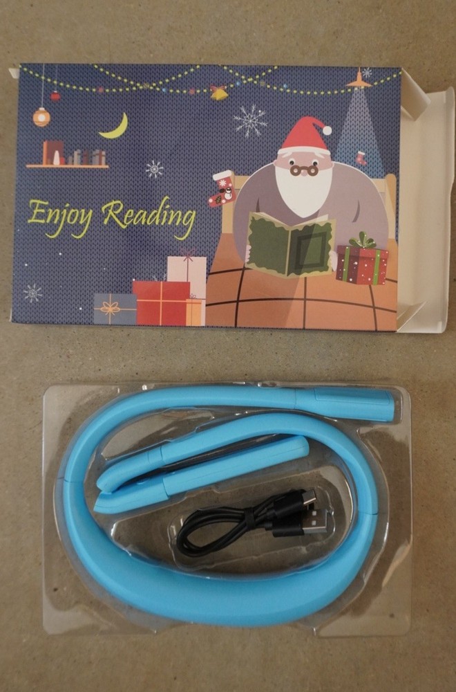 EastPin LED Neck Reading Light (Sky Blue)