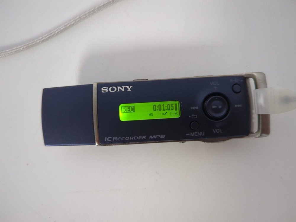 Sony ICD-U70 MP3 IC Recorder 1GB Blue