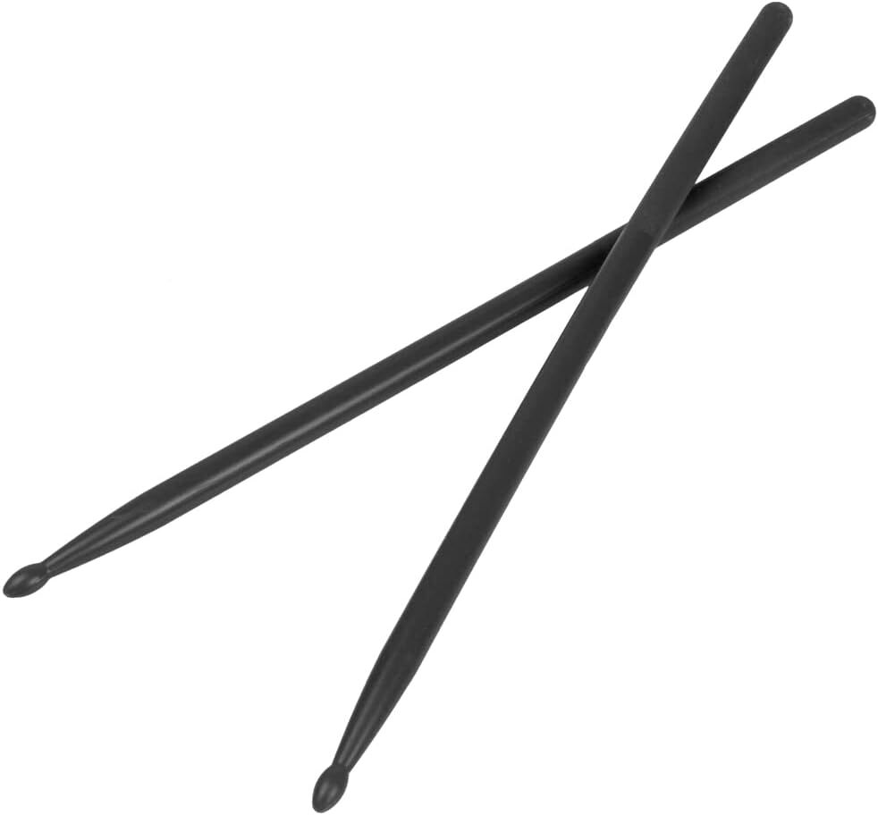 OriGlam 2pcs Drum Sticks 5A Drumsticks Set, Comfortable Black