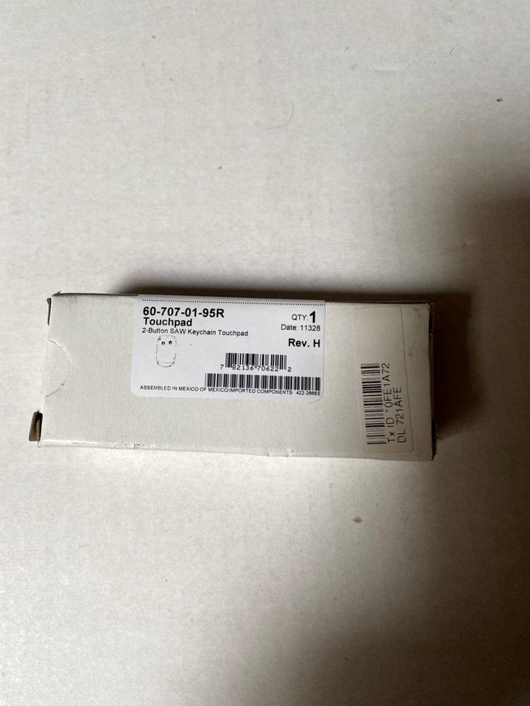 GE Security 60-707-01-95R NEW 2 button Remote Keyfob