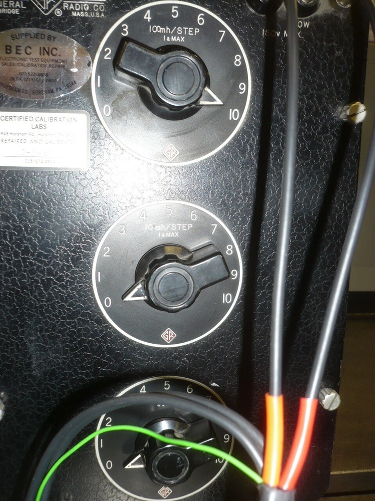 General Radio 1490-A decade inductor